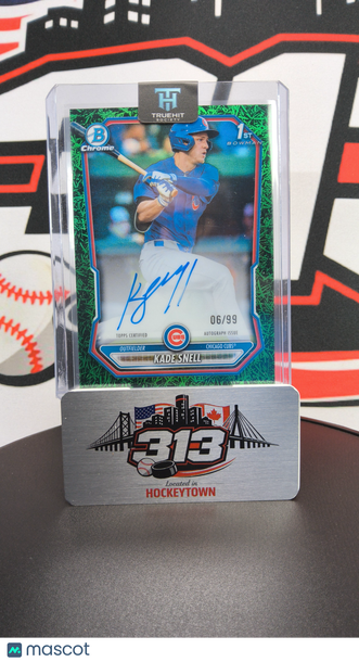 2026 Bowman Chrome Kade Snell #CPA-KS Green Grass Refractor /99