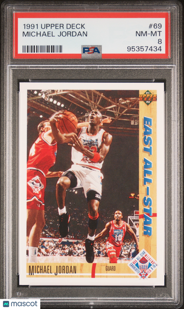 1991 Upper Deck Michael Jordan #69 PSA 8