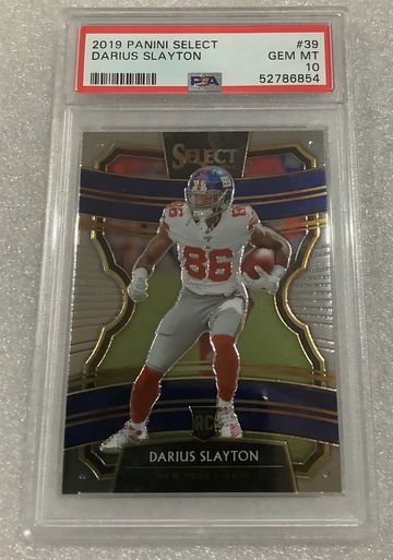 2019 Select Darius Slayton Rookie Concourse PSA 10 Giants 