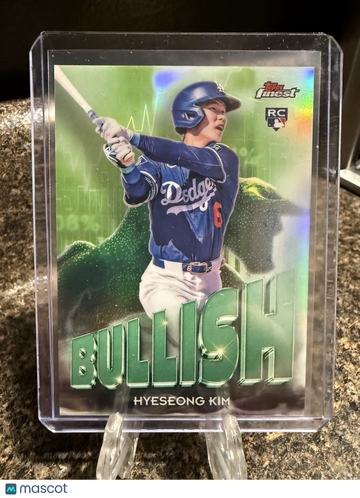 2025 Topps Finest Hyeseong Kim Insert Rookie Topps