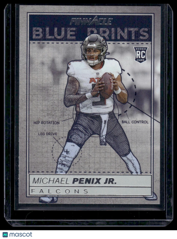2024 Panini Encore Michael Penix Jr. #3 Blue Prints