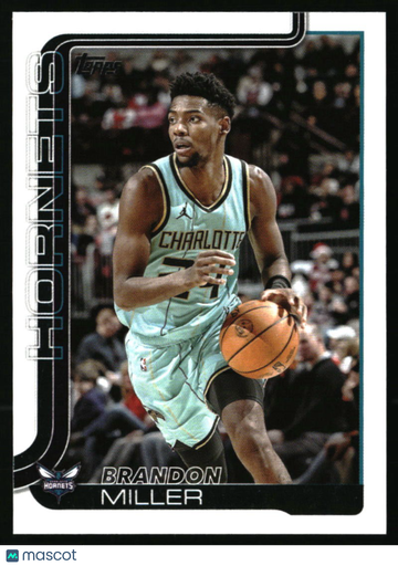 2025-26 Topps Brandon Miller #68 Charlotte Hornets