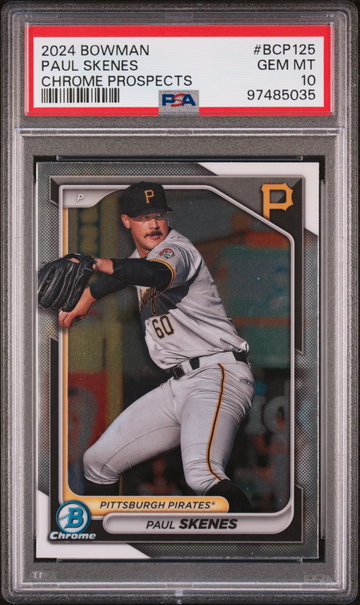 2024 Bowman Chrome Prospect Paul Skenes #BCP125 PSA 10