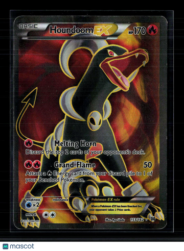 2015 BREAKthrough Houndoom EX Holo Rare FA #153/162