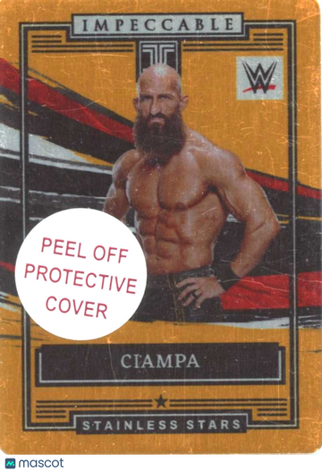 Ciampa 2022 Impeccable GOLD Metal Card SSP 9/10 WWE Wrestling RAW