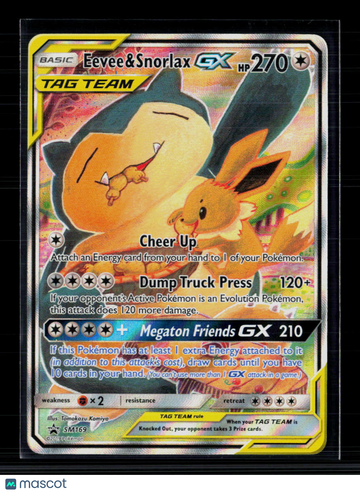 Pokemon 2019 Sun & Moon Eevee & Snorlax GX #SM169