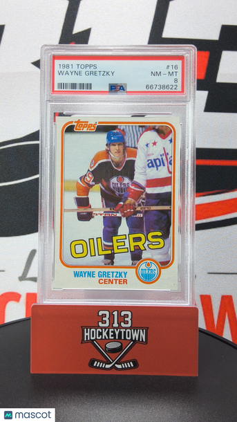 1981 Topps Wayne Gretzky #16 PSA 8