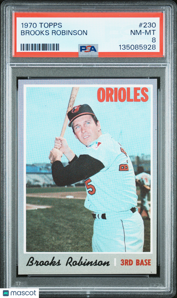 1970 Topps Brooks Robinson #230 PSA 8