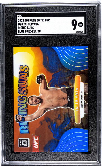 2023 Donruss Optic #20 Tai Tuivasa Rising Suns /49 SGC 9