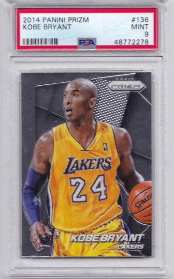 Kobe Bryant 2014 Prizm PSA 9