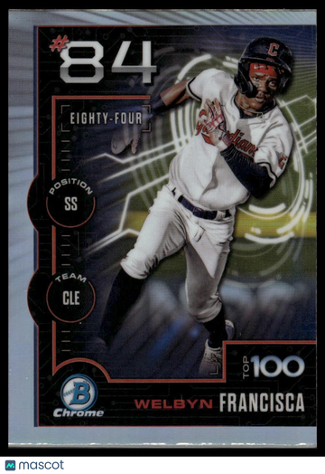 2025 Bowman Welbyn Francisca #BTP-84 Bowman Scouts Top 100