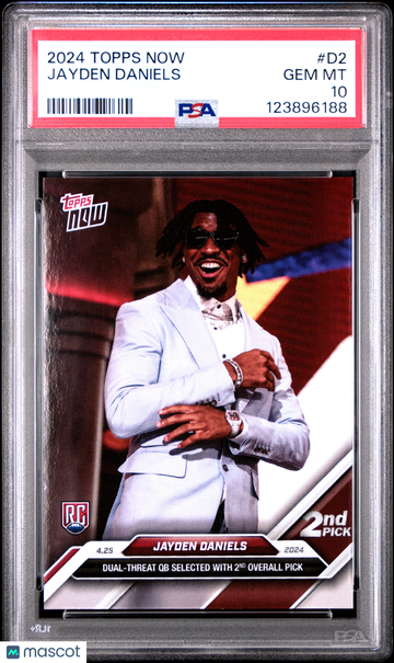 2024 Topps Now Jayden Daniels #D2 PSA 10