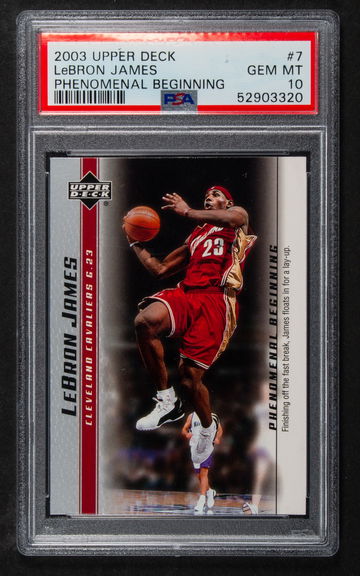 2003 LeBron James Upper Deck  Phenomenal Beginnings  #7  PSA 10