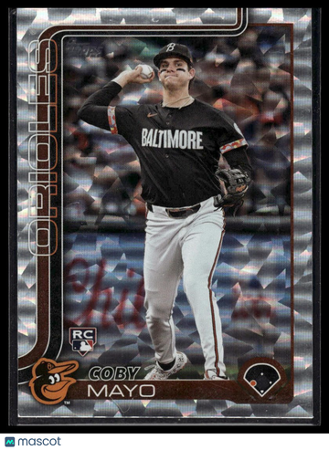 2025 Topps Coby Mayo #20 Silver Crackle Foilboard