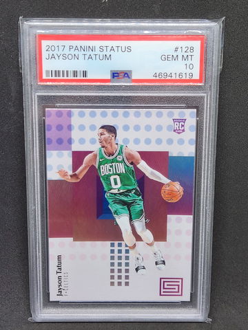 2017 Panini Status Jayson Tatum PSA 10