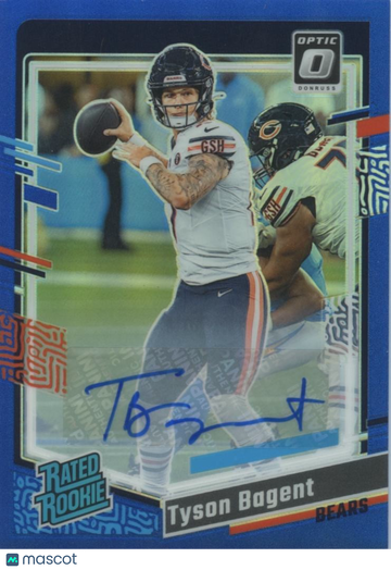 Tyson Bagent 2023 Rookie Optic Donruss Chicago Bears