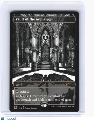 Magic the Gathering Secret Lair Drop Series Vault of the Archangel #350 Non-Foil Rare Trading Card