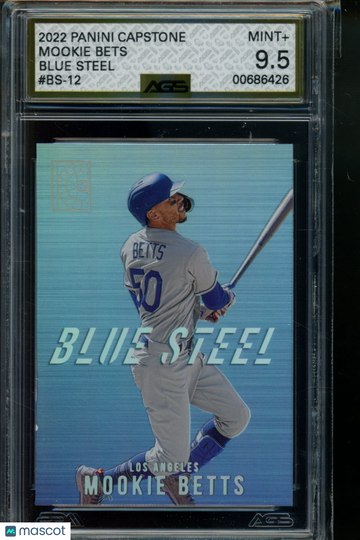 2022 Panini Capstone MOOKIE BETS #BS-12 Blue Steel AGS 9.5