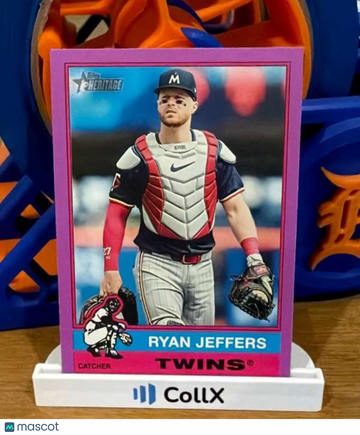 2025 Topps Heritage - Light Purple Ryan Jeffers #424