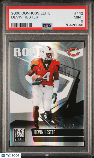 2006 Donruss Elite Devin Hester #142 /599 PSA 9
