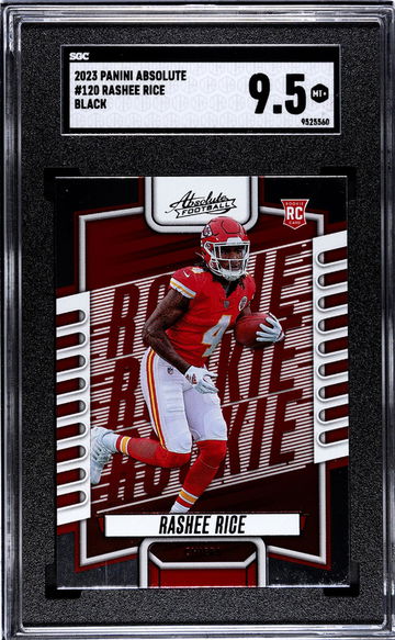 2023 Panini Absolute #120 Rashee Rice Black SGC 9.5
