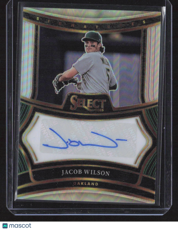 2025 Panini Select Signatures Jacob Wilson #SIG-JW Prizm