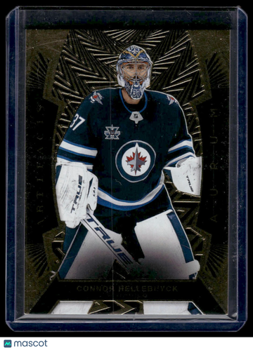 2021-22 Upper Deck Artifacts Connor Hellebuyck #A-6 Aurum