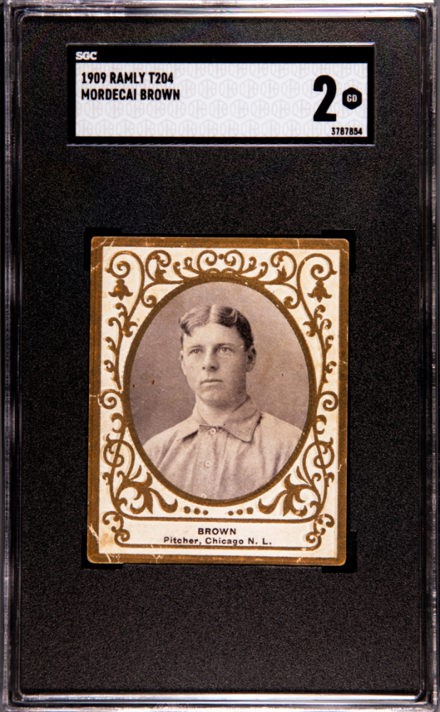 1909 Ramly T204 (T204) Mordecai Brown SGC 2 P1369