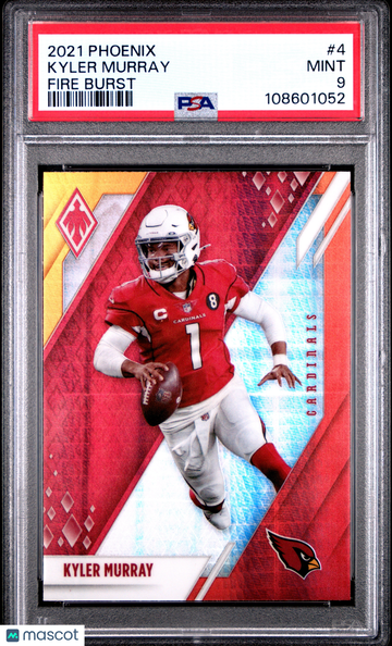 2021 Panini Phoenix Kyler Murray #4 Fire Burst PSA 9