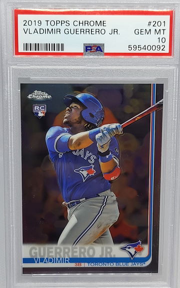 2019 Topps Chrome #201 Vladimir Guerrero Jr  RC PSA 10 Gem Mint 