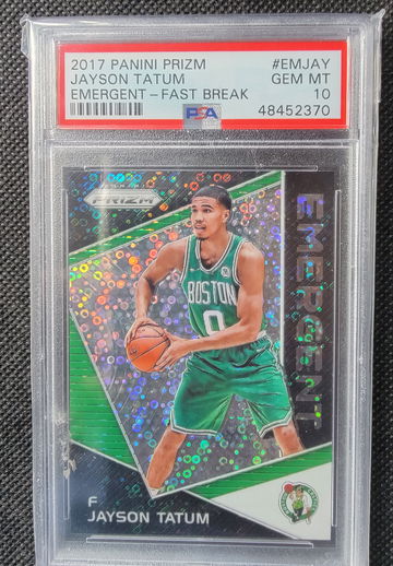 2017 Panini Prizm Emergent Fast Break RC #EMJAY PSA 10