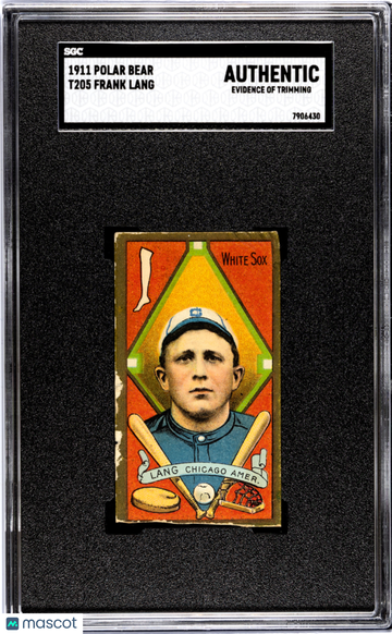 1911 Polar Bear (T205) Frank Lang SGC A