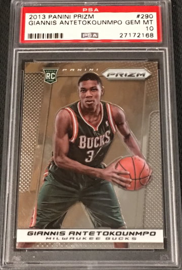 Giannis prizm rc psa 10 