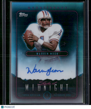 2024 Topps Midnight WARREN MOON #SMA-WM Stroke of Midnight Auto Topps