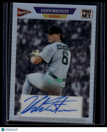 2026 Pro Set Metal - 1989 Pro Set Autographs Prismatic Silver Kaden Waechter #89A-KW3 AU SN