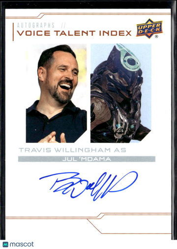 2024 Upper Deck Halo Legacy Collection Voice Talent Index Travis Willingham Autograph #VT-TW