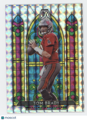 2020 Panini Mosaic Prizm Tom Brady #SG2 Stained Glass
