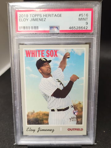 2019 Topps Heritage Eloy Jimenez PSA 9