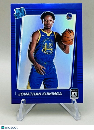 2021-22 Donruss Optic Jonathan Kuminga #190 Purple Parallel/Variety Rookie Golden State Warriors