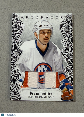 2025 Upper Deck Artifacts Bryan Trottier #167 Purple Material Game-used hockey memorabilia 11/15