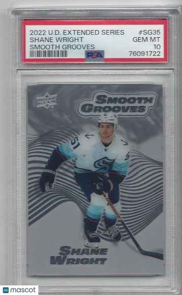 2022 Upper Deck Extended Series Smooth Grooves Shane Wright #SG35 PSA 10