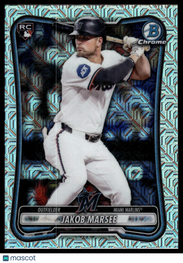 2026 Bowman Jakob Marsee #86 Chrome Mega Box Refractor RC