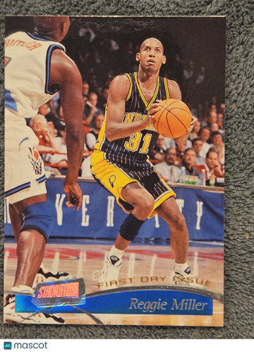 1998 Topps Stadium Club Reggie Miller #42 1st First Day Issue Only 200 made SSP