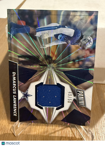 2019 Panini Day DeMarcus Lawrence #DL Materials SN MEM