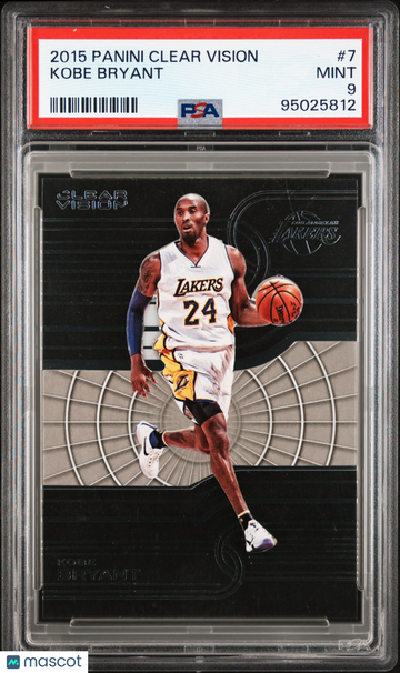 2015 Panini Clear Vision Kobe Bryant #7 PSA 9