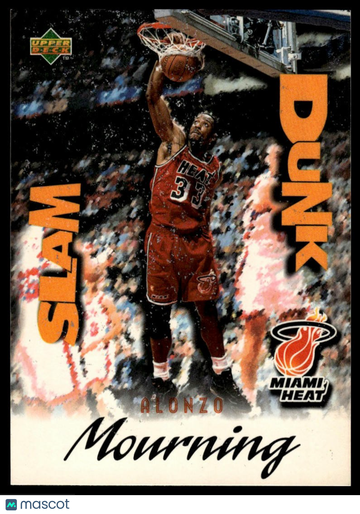 1997 Upper Deck Nestle Slam Dunk Alonzo Mourning #SD4