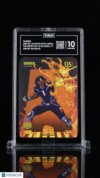 2026 Bo Jackson Battle Arena Warden #GRILL-77 Grillin' Battlefoil TAG 10