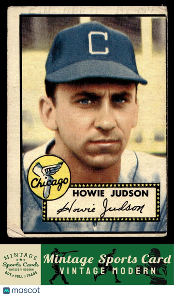 1952 Topps Howie Judson #169