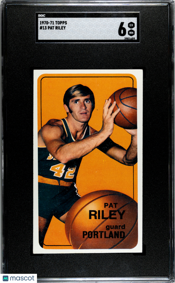 1970 Topps Pat Riley #13 SGC 6