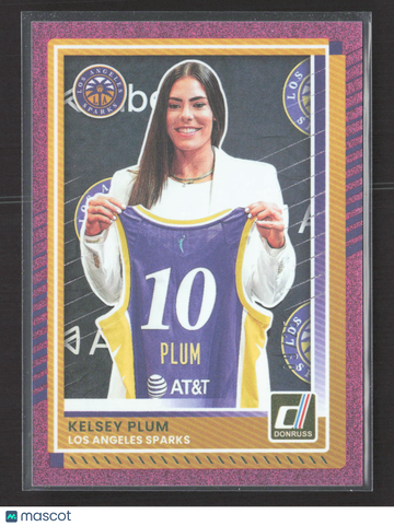 2025 Panini Donruss Kelsey Plum #12 Purple Laser